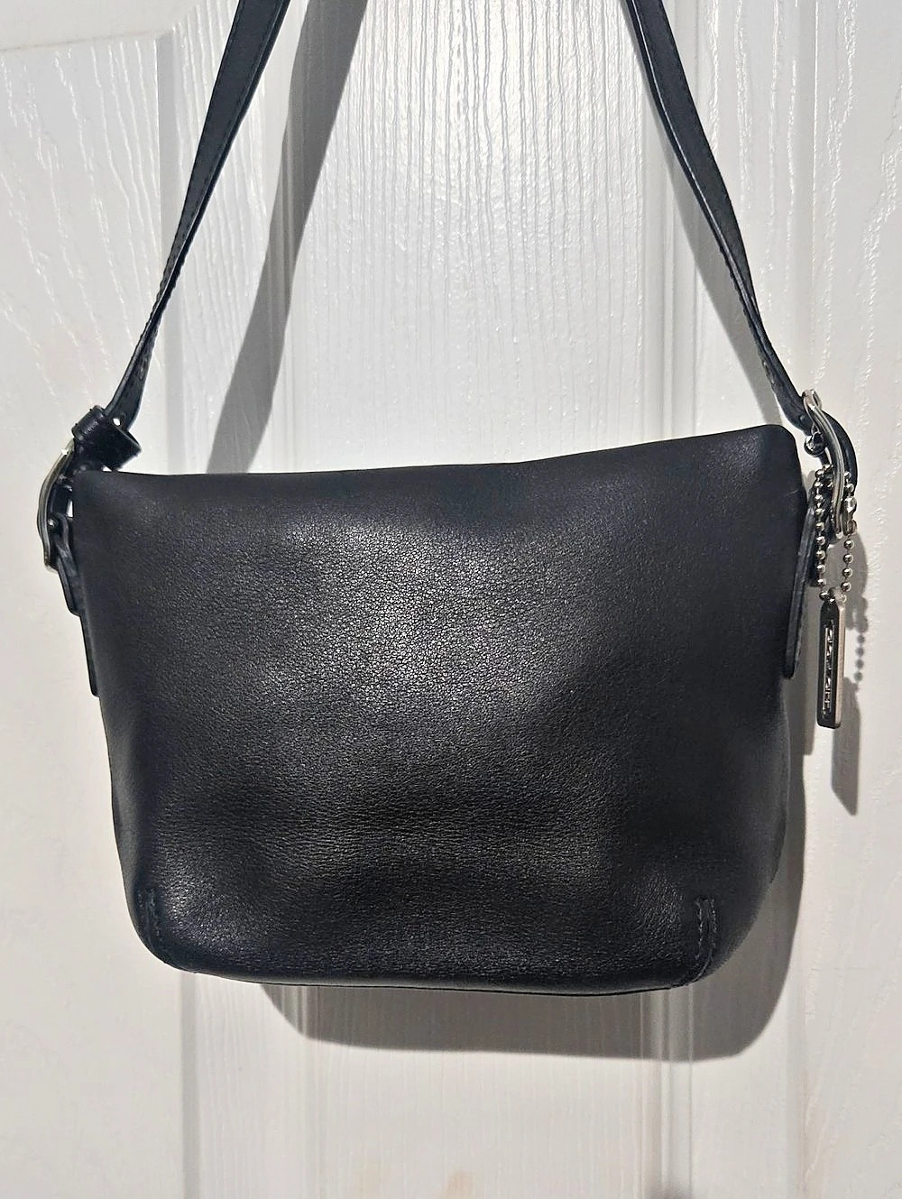 COACH Black Leather Mini Bag